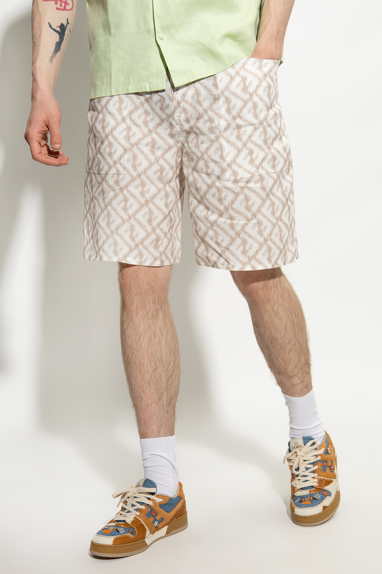 Fendi 2025 monogram shorts